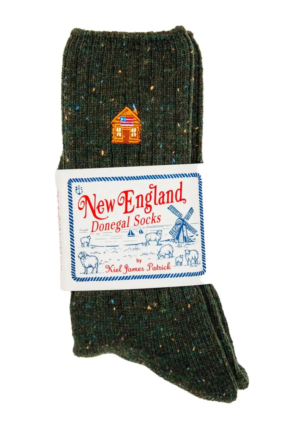 Kiel James Patrick Cozy Cabin Donegal Socks