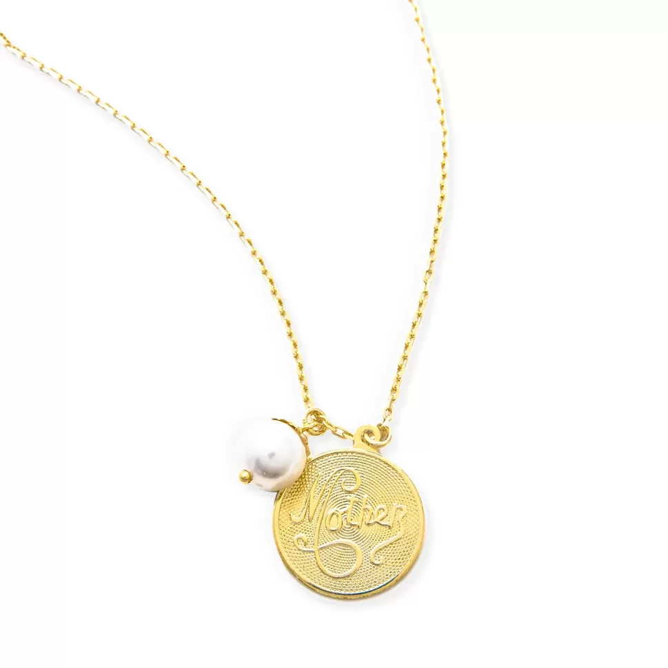 Kiel James Patrick Mother Pearl Drop Necklace
