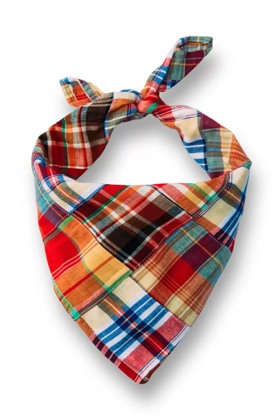 Kiel James Patrick Nantucket Patchwork Madras Bandana