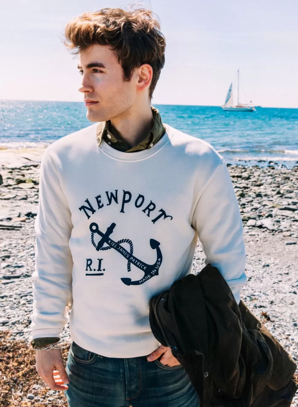 Women Kiel James Patrick Newport, Ri Crewneck