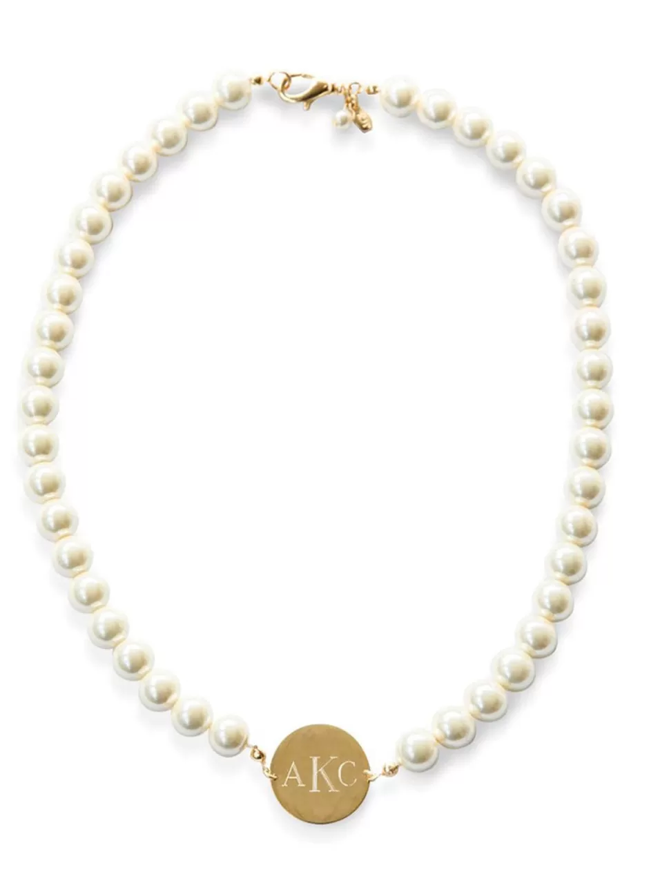 Kiel James Patrick Pearl Monogram Necklace