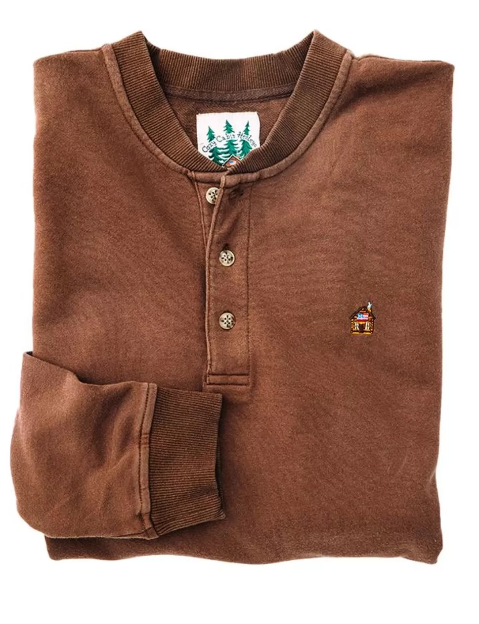 Men Kiel James Patrick Rustic Cabin Woods Henley