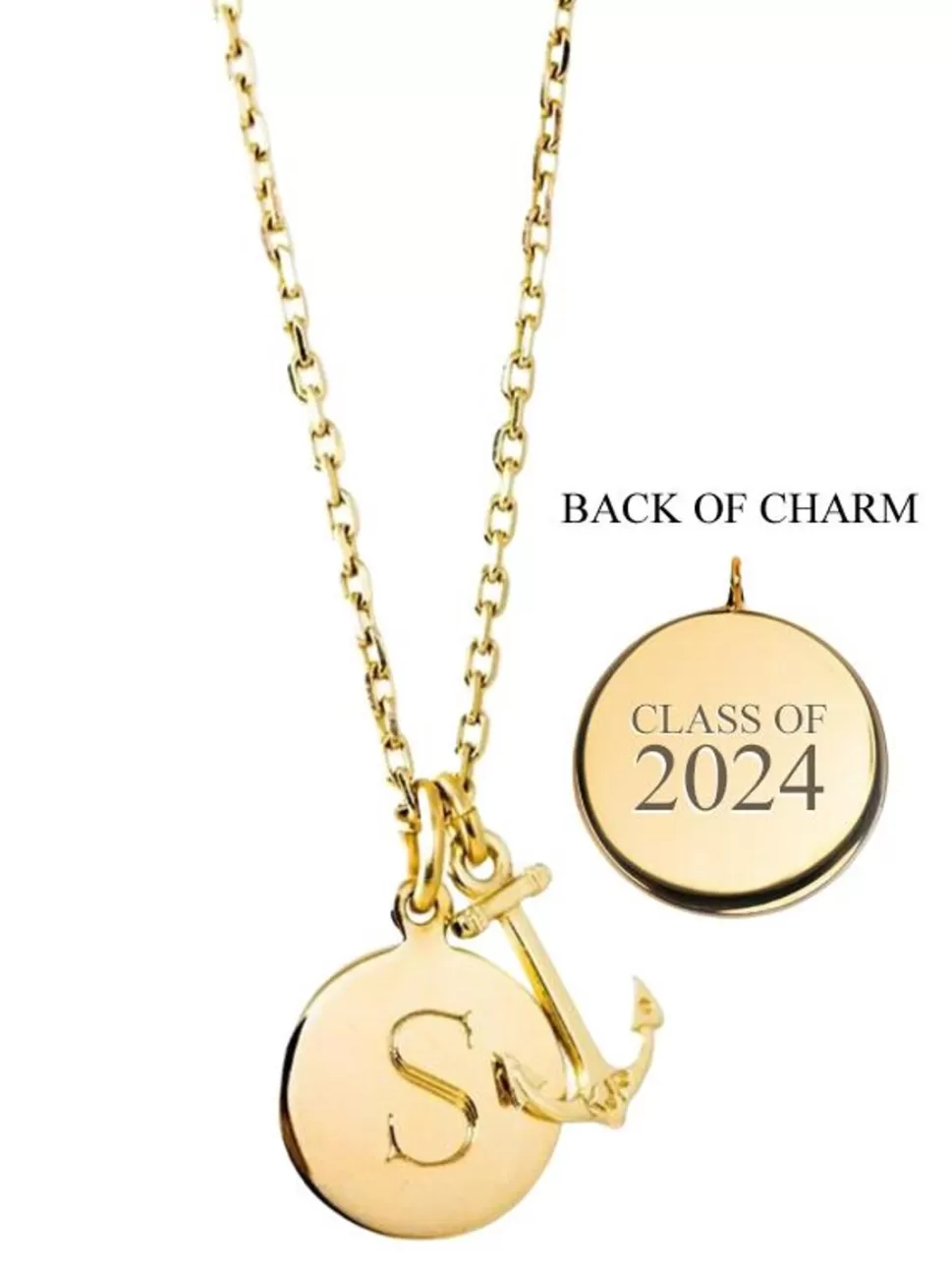 Kiel James Patrick Sailor'S Keepsake Gold--Class Of 2024