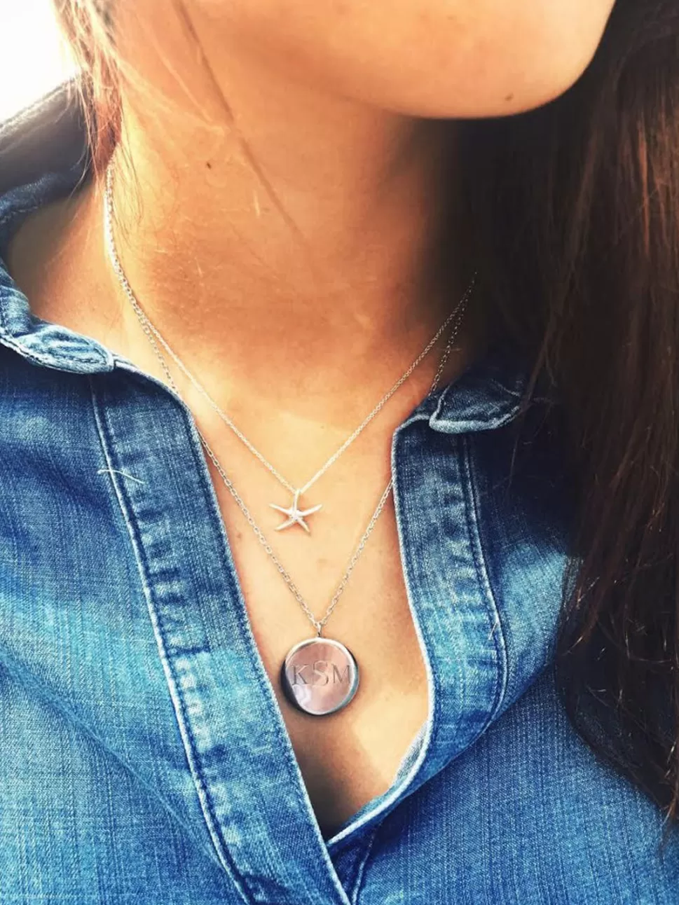 Kiel James Patrick Silver Class Of 2024 Monogram Pendant