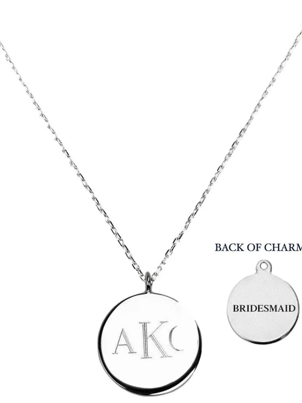 Kiel James Patrick Silver Wedding Pendant