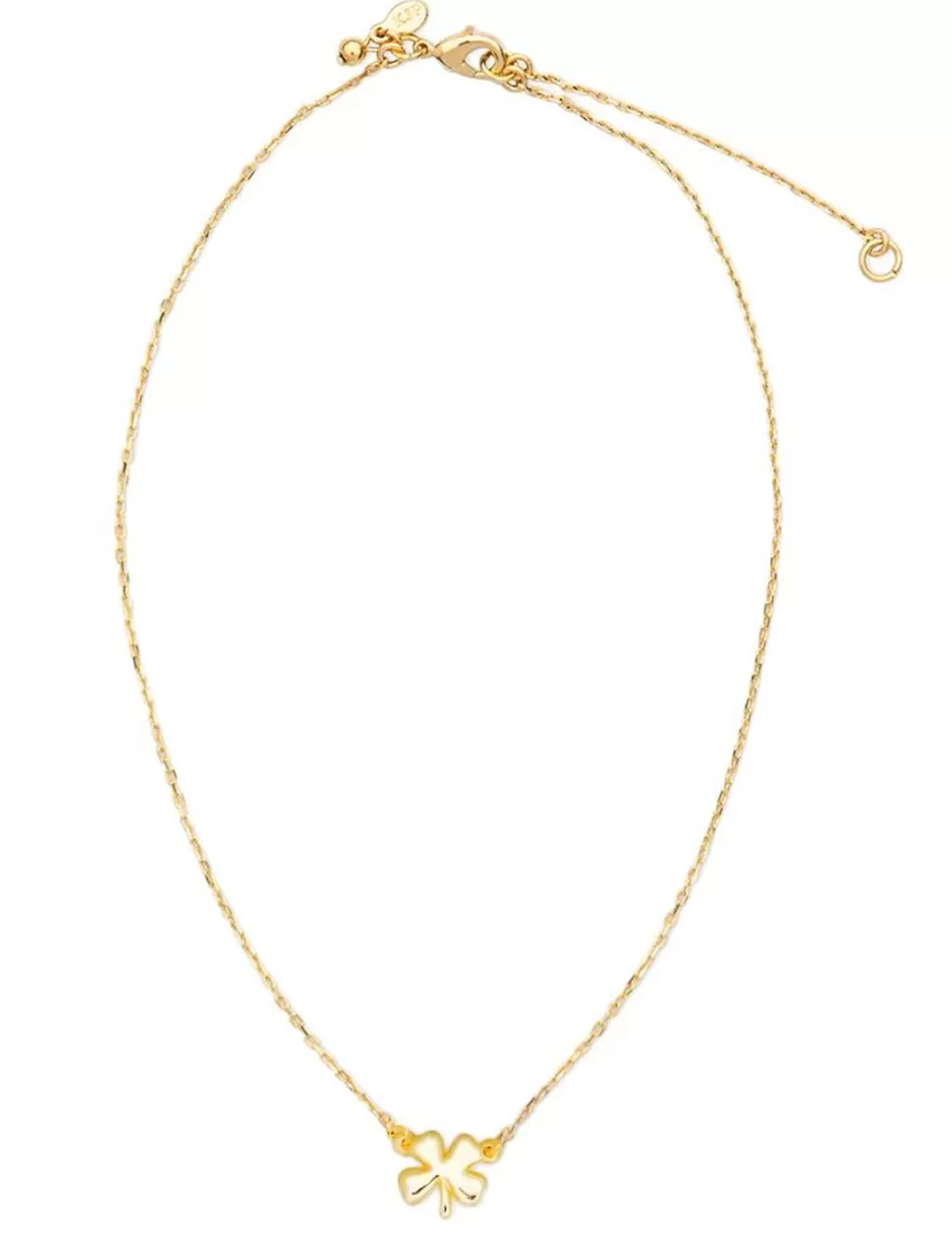 Kiel James Patrick The Gold Four Leaf Clover Necklace