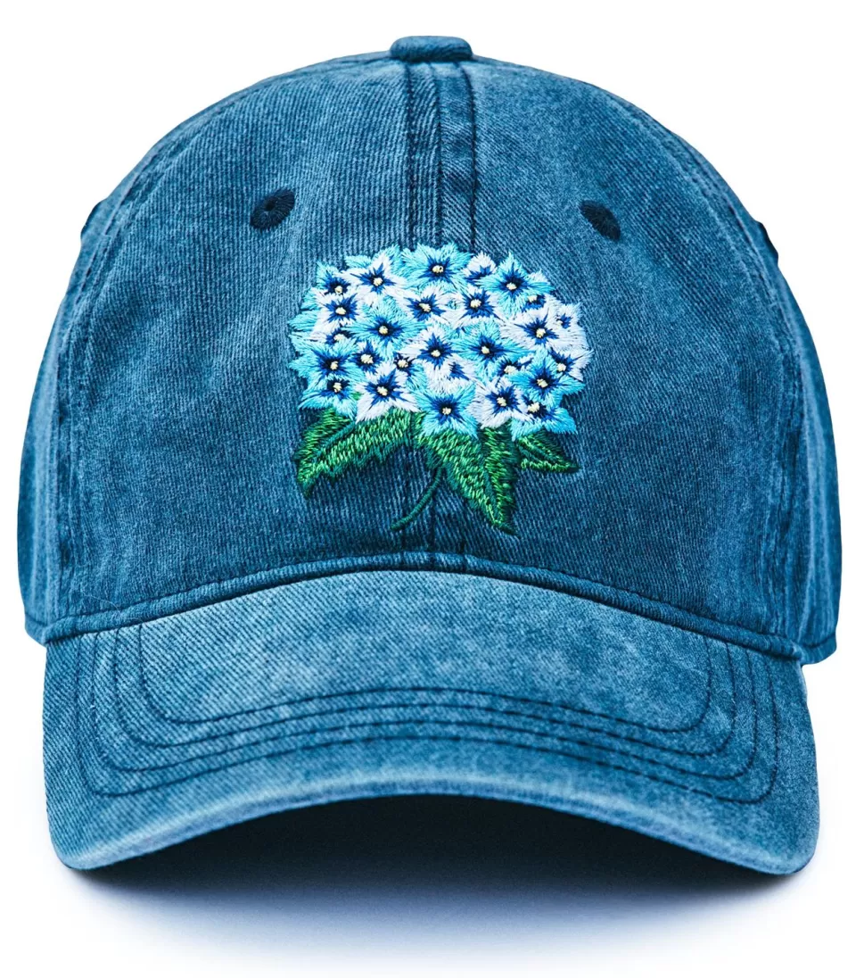 Kiel James Patrick The Hydrangea Bloom Hat- Navy