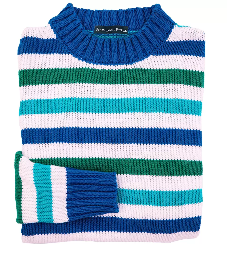Women Kiel James Patrick The Ocean Lagoon Striped Sweater