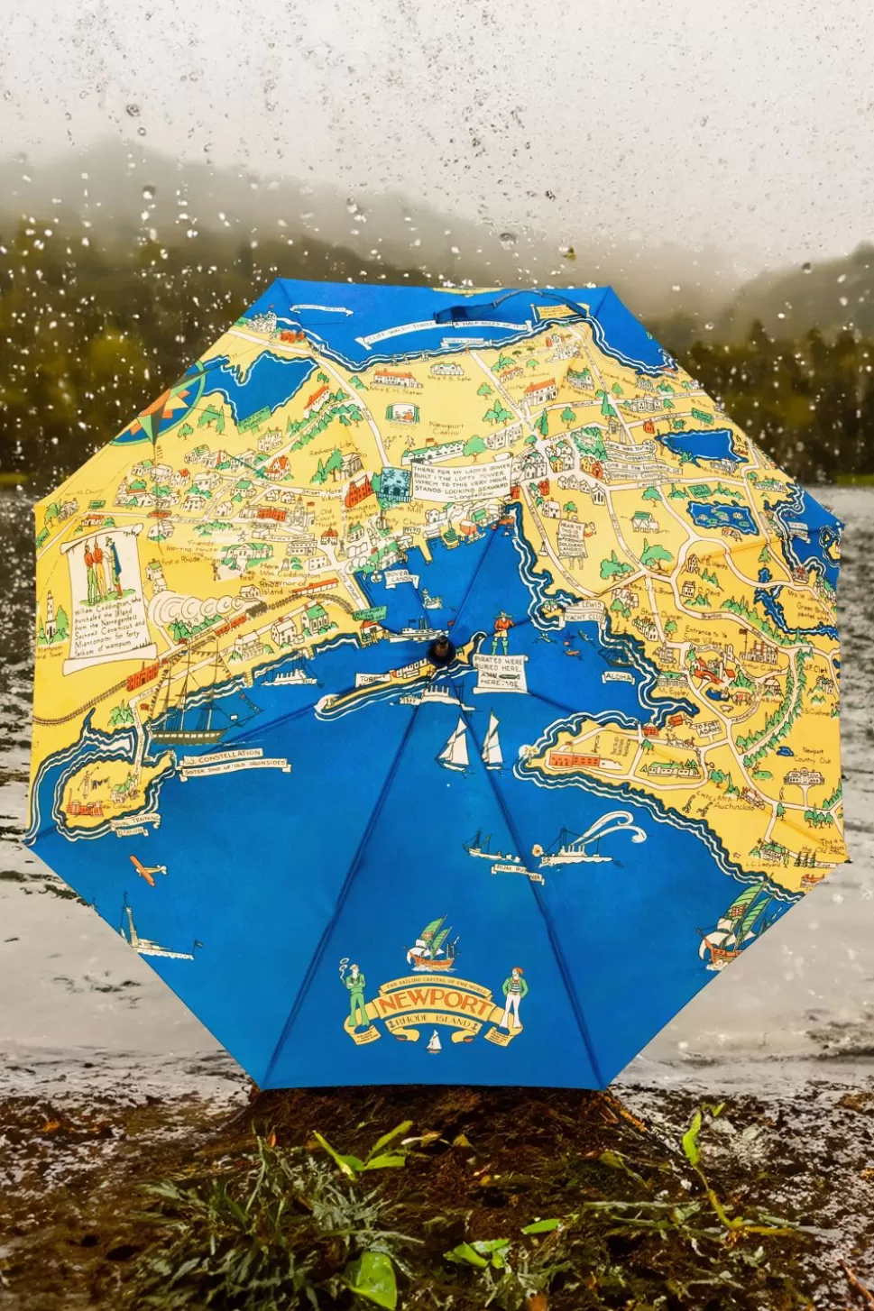 Kiel James Patrick The Sailing Capital Of The World Umbrella