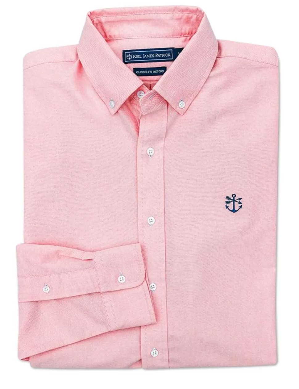 Men Kiel James Patrick Vineyard Pink Oxford