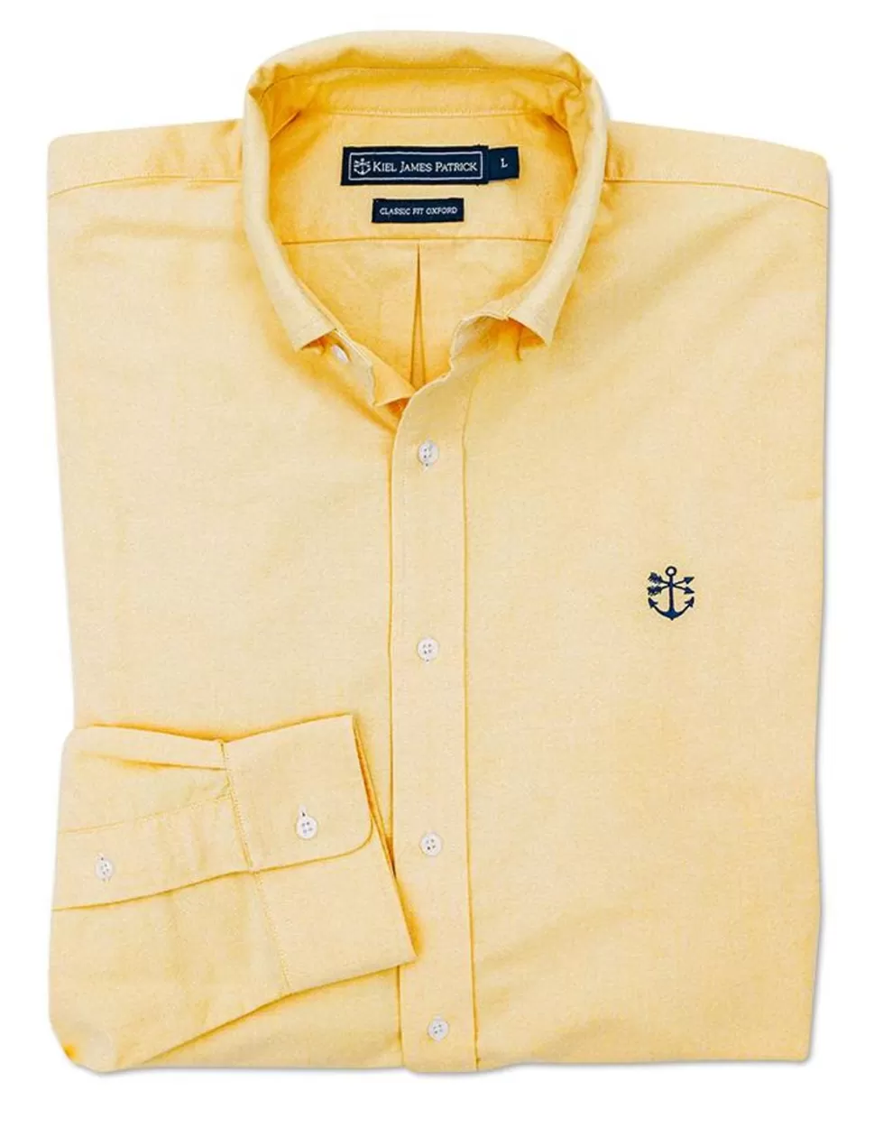 Men Kiel James Patrick Watch Hill Yellow Oxford